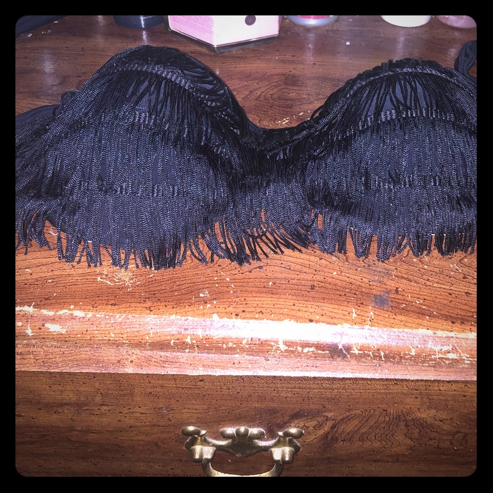 2 piece Fringe biking top and bottoms